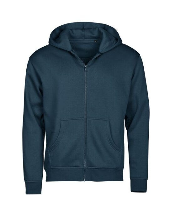 Tee Jays TJ5154 Unlabeled Hooded FZ Sweatshirt - Ink