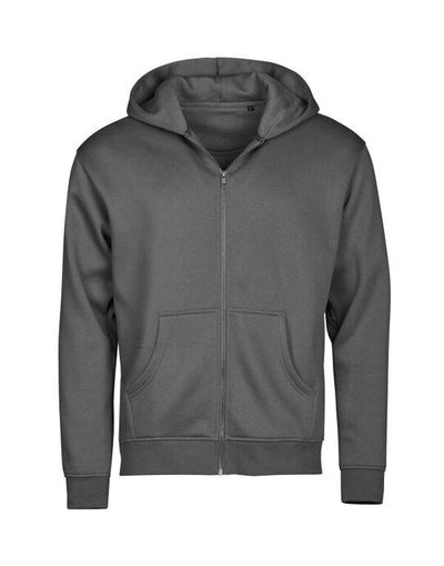 Tee Jays TJ5154 Unlabeled Hooded FZ Sweatshirt - Powder Grey