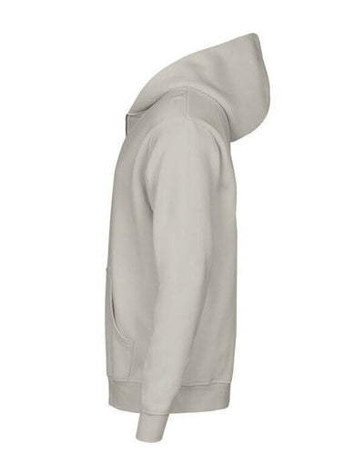 Tee Jays TJ5154 Unlabeled Hooded FZ Sweatshirt - Cement