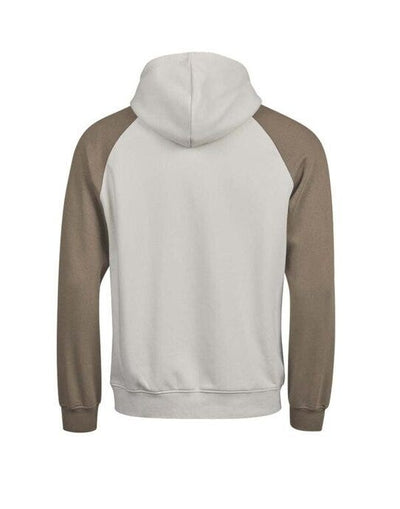 Tee Jays TJ5156 Unlabeled Two-Tone Hooded Sweat - Cement/Clay