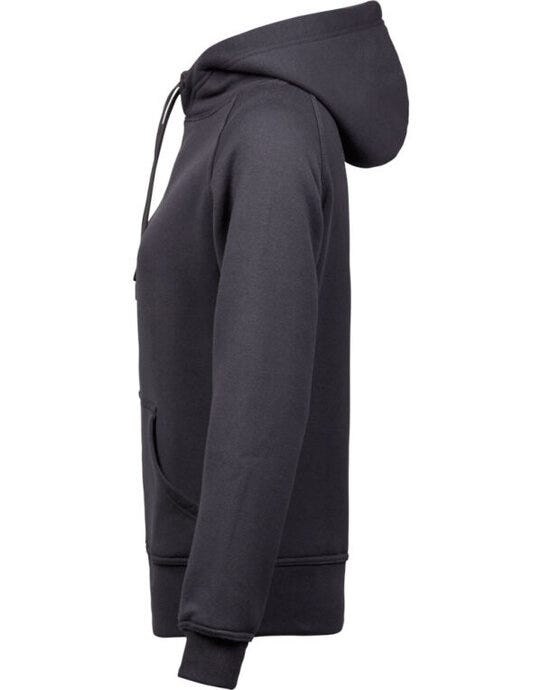 Tee Jays TJ5431 Ladies Hooded Sweatshirt - Dark Grey