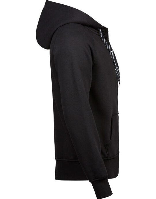 Tee Jays TJ5435 Mens Fashion Full Zip Hood - Black