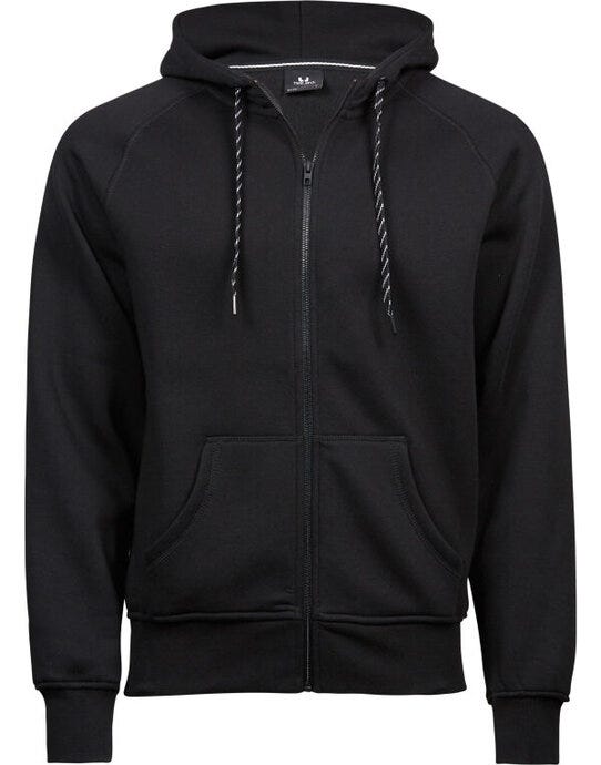 Tee Jays TJ5435 Mens Fashion Full Zip Hood - Black