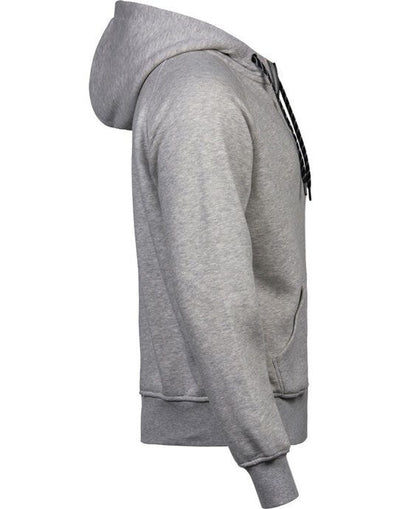 Tee Jays TJ5435 Mens Fashion Full Zip Hood - Heather Grey