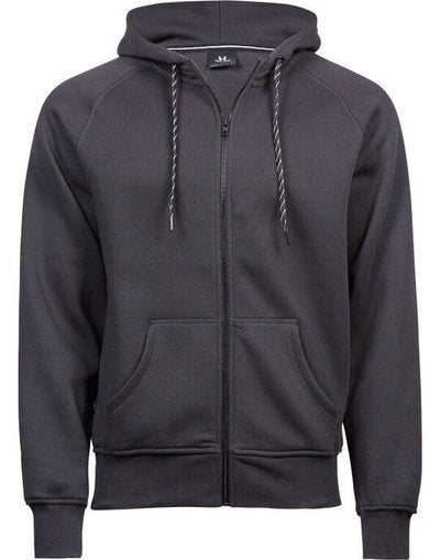 Tee Jays TJ5435 Mens Fashion Full Zip Hood - Dark Grey