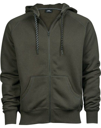 Tee Jays TJ5435 Mens Fashion Full Zip Hood - Deep Green