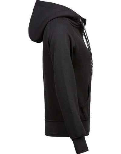 Tee Jays TJ5436 Ladies Fashion Full Zip Hood - Black