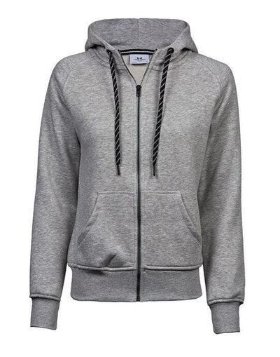 Tee Jays TJ5436 Ladies Fashion Full Zip Hood - Heather Grey