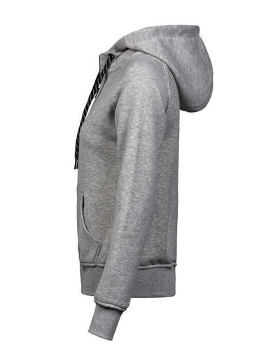 Tee Jays TJ5436 Ladies Fashion Full Zip Hood - Heather Grey