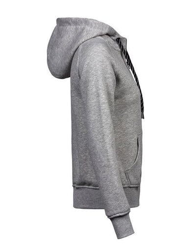 Tee Jays TJ5436 Ladies Fashion Full Zip Hood - Heather Grey