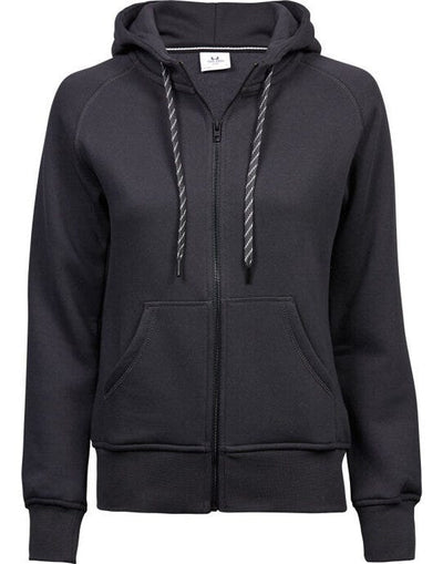 Tee Jays TJ5436 Ladies Fashion Full Zip Hood - Dark Grey