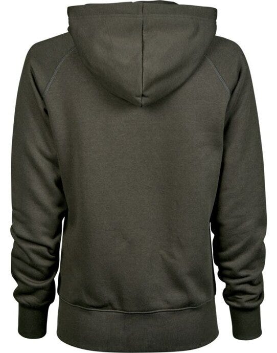 Tee Jays TJ5436 Ladies Fashion Full Zip Hood - Deep Green
