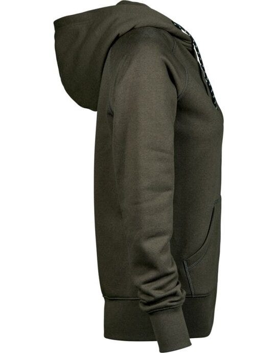 Tee Jays TJ5436 Ladies Fashion Full Zip Hood - Deep Green