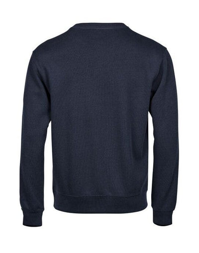 Tee Jays TJ5504 Ribbed Interlock Crewneck - Navy