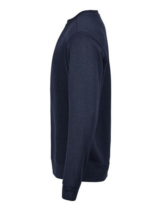 Tee Jays TJ5504 Ribbed Interlock Crewneck - Navy