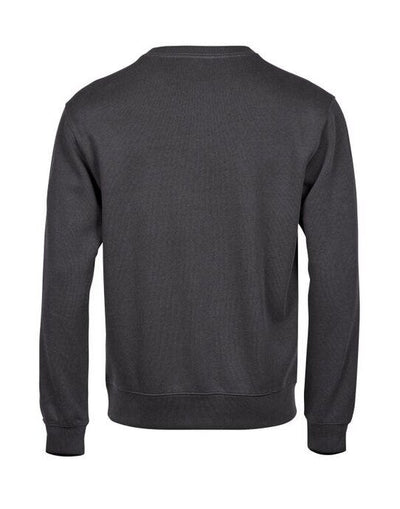 Tee Jays TJ5504 Ribbed Interlock Crewneck - Dark Grey
