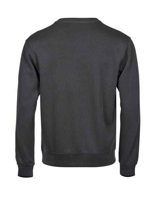 Tee Jays TJ5504 Ribbed Interlock Crewneck - Dark Grey