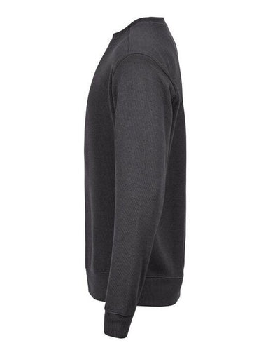 Tee Jays TJ5504 Ribbed Interlock Crewneck - Dark Grey