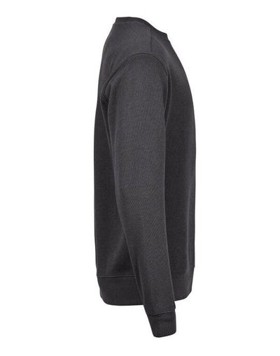 Tee Jays TJ5504 Ribbed Interlock Crewneck - Dark Grey