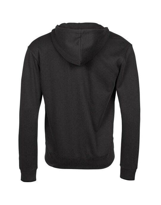 Tee Jays TJ5508 Ribbed Interlock Hood Full Zip - Black