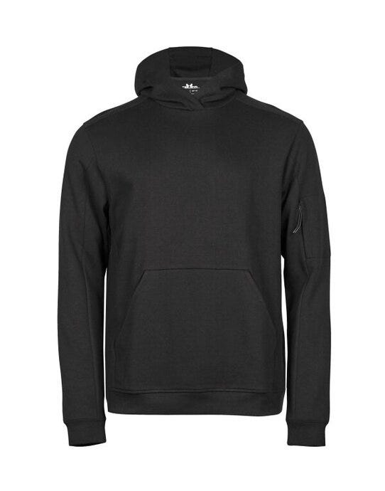 Tee Jays TJ5702 Athletic Hooded Sweat - Black