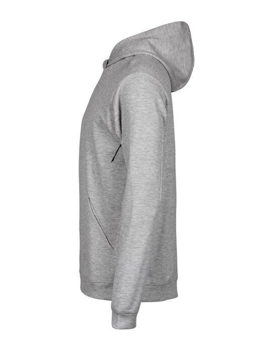 Tee Jays TJ5702 Athletic Hooded Sweat - Heather Grey