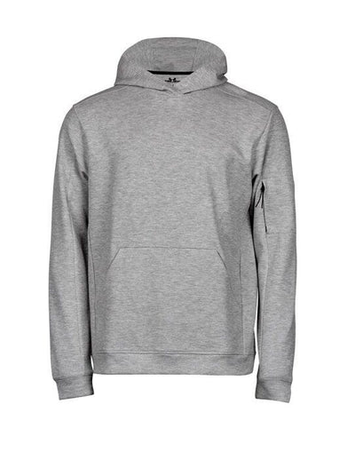 Tee Jays TJ5702 Athletic Hooded Sweat - Heather Grey