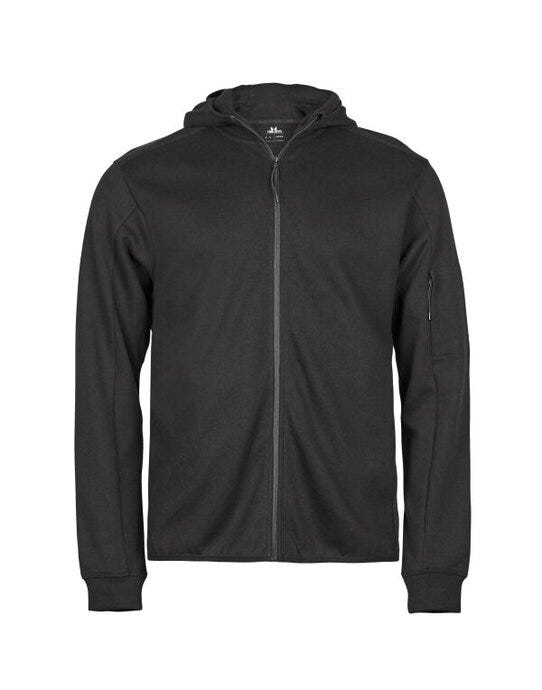 Tee Jays TJ5706 Athletic Full Zip Sweat - Black