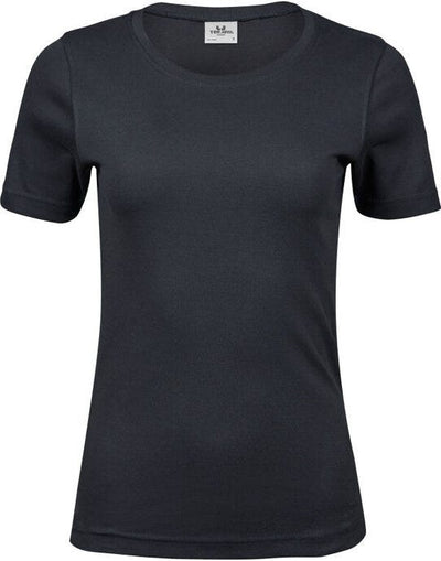 Tee Jays TJ580 Ladies Interlock Tee - Dark Grey