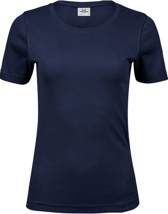 Tee Jays TJ580 Ladies Interlock Tee - Navy