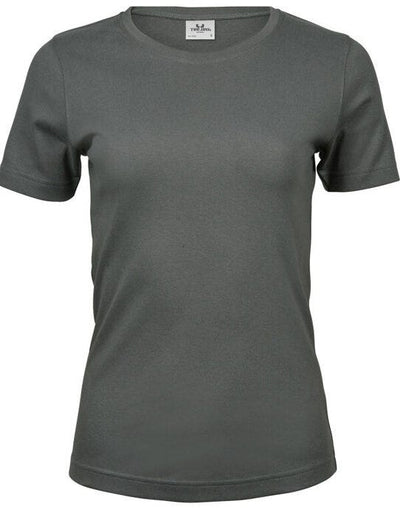 Tee Jays TJ580 Ladies Interlock Tee - Powder Grey
