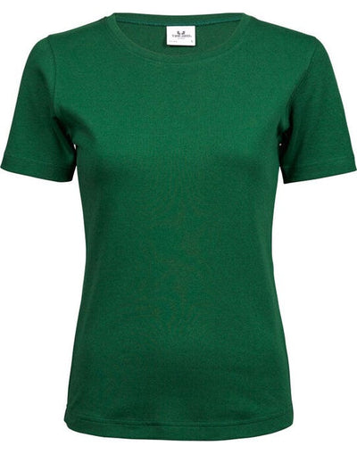 Tee Jays TJ580 Ladies Interlock Tee - Forest Green