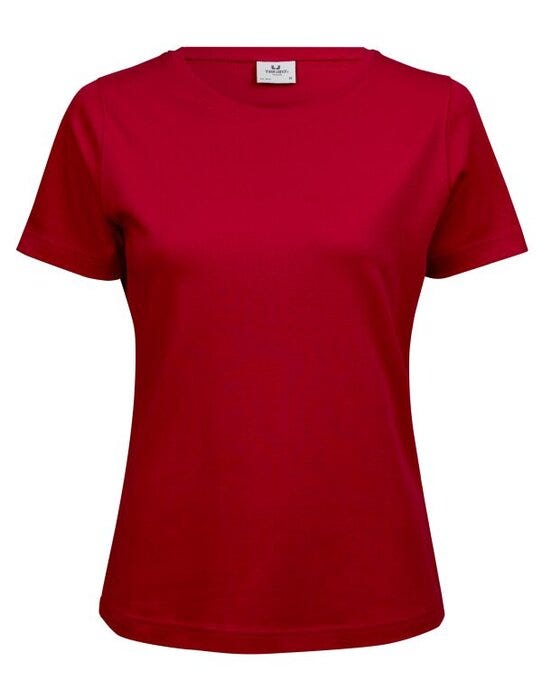 Tee Jays TJ580 Ladies Interlock Tee - Red