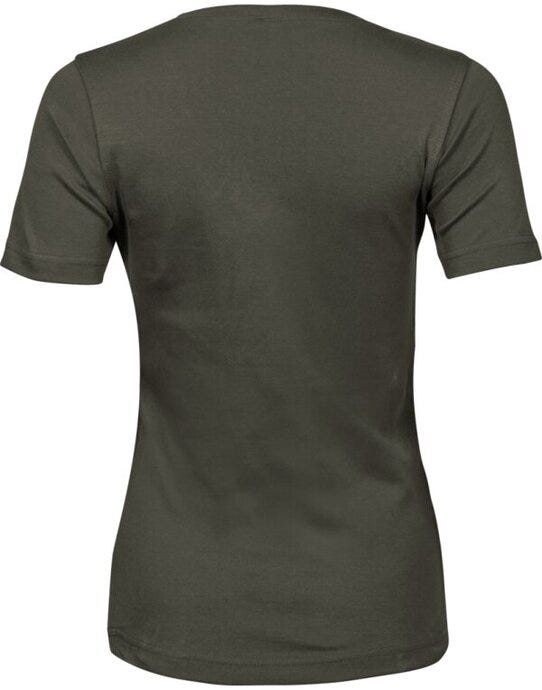 Tee Jays TJ580 Ladies Interlock Tee - Deep Green