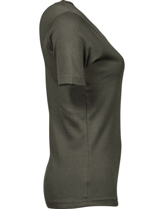 Tee Jays TJ580 Ladies Interlock Tee - Deep Green