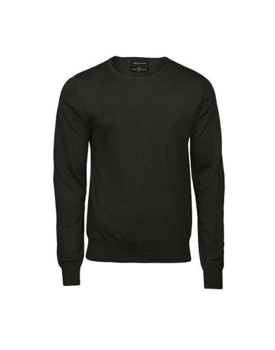 Tee Jays TJ6000 Mens Crew Neck Knitted Sweater - Pine