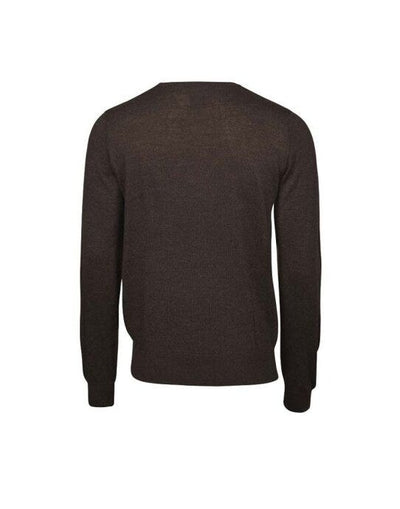 Tee Jays TJ6000 Mens Crew Neck Knitted Sweater - Mocha