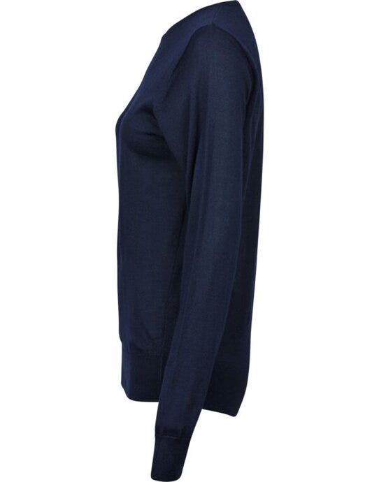 Tee Jays TJ6006 Womens Crew Neck Sweater - Navy