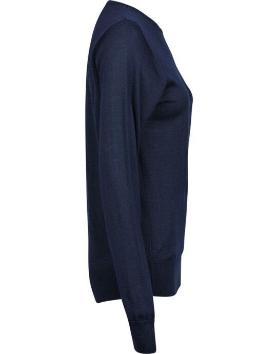 Tee Jays TJ6006 Womens Crew Neck Sweater - Navy