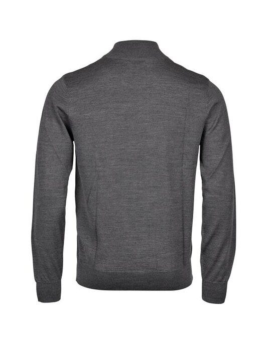 Tee Jays TJ6010 Mens Half Zip - Grey Melange
