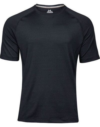 Tee Jays TJ7020 Mens CoolDry Tee - Black