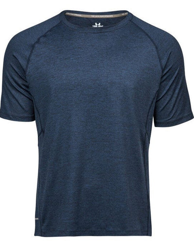 Tee Jays TJ7020 Mens CoolDry Tee - Navy Melange