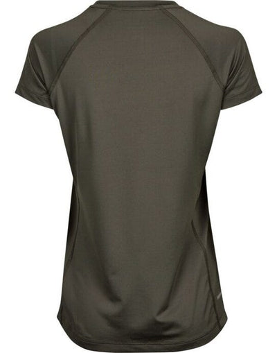 Tee Jays TJ7021 Ladies CoolDry Tee - Deep Green
