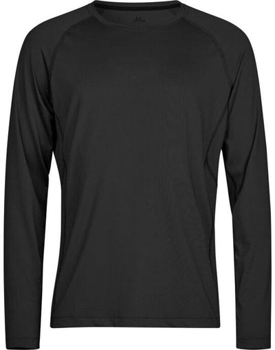 Tee Jays TJ7022 Long Sleeve Cooldry Tee - Black