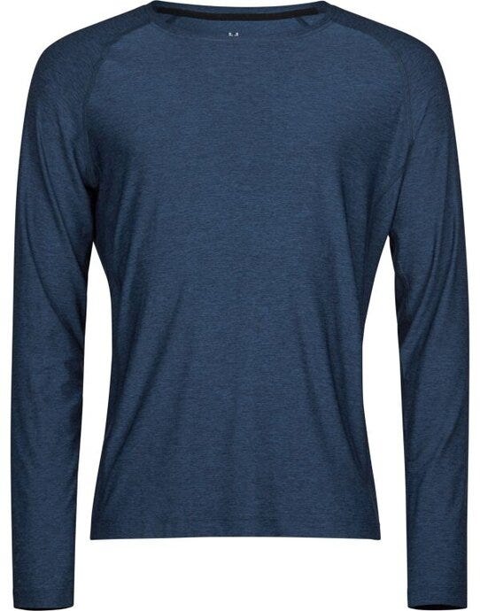 Tee Jays TJ7022 Long Sleeve Cooldry Tee - Navy Melange