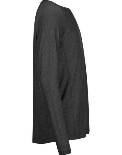 Tee Jays TJ7022 Long Sleeve Cooldry Tee - Black Melange