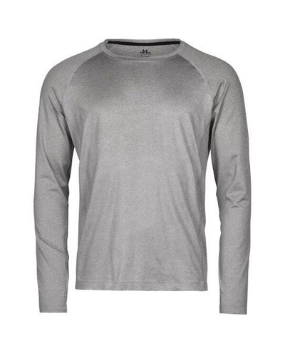 Tee Jays TJ7022 Long Sleeve Cooldry Tee - Grey Melange