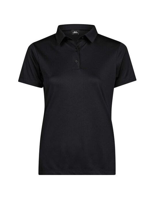 Tee Jays TJ7201 Ladies Luxury Sport Polo - Black