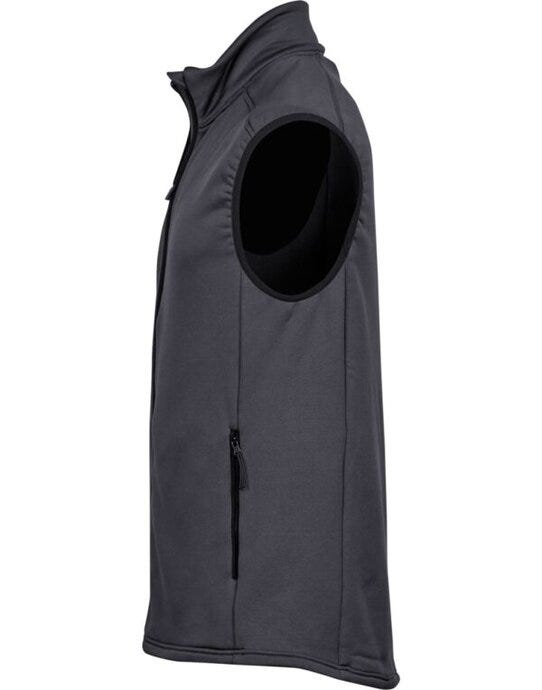 Tee Jays TJ9104 Mens Stretch Fleece Bodywarmer - Dark Grey