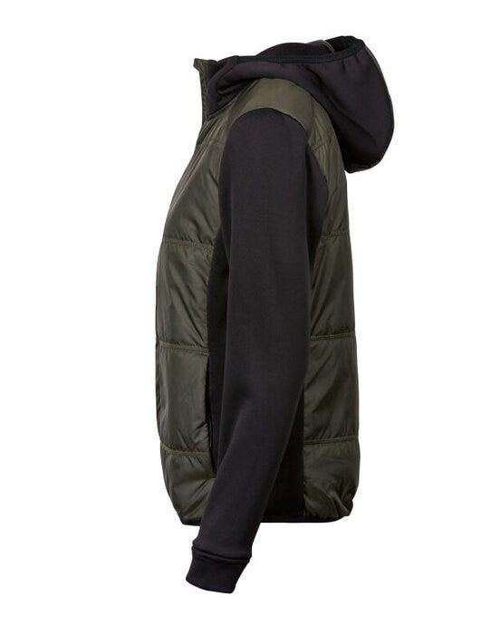 Tee Jays TJ9113 Womens Hybrid-Stretch Jacket - Deep Green/ Black